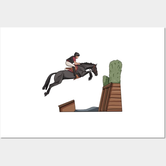 Eventing Ditch and Wall Wall Art by themarementality